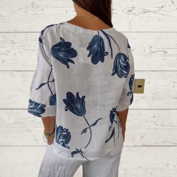 Dahlia's - Blossom Print Blouse
