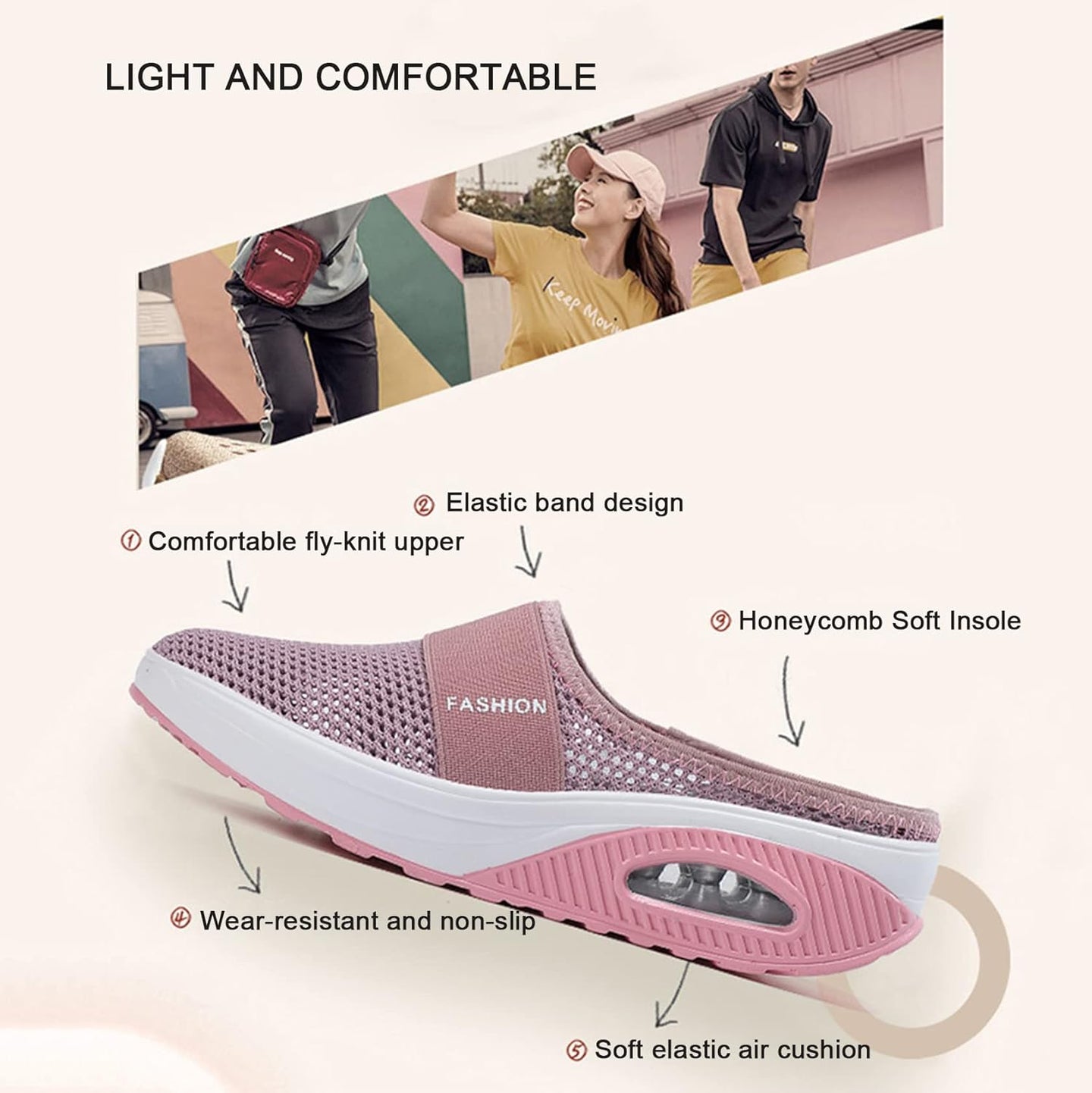 MIREVO™ | VitalEase Mesh Slippers