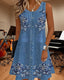 LORELLA™ | Sleeveless Denim Dress