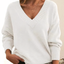 Aria | Chic Deep V-Neck Relaxed Fit Sweater