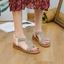 Luna Rhinestone Wedge Fashion Sandals