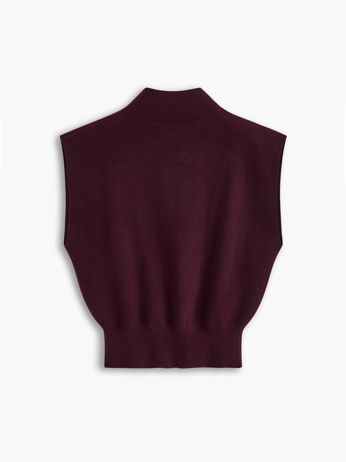 Leisurely Solid Pullover Sweater Vest