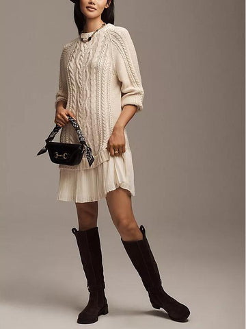 Sorrelle™ | Twist Shape Knit Sweater Dress
