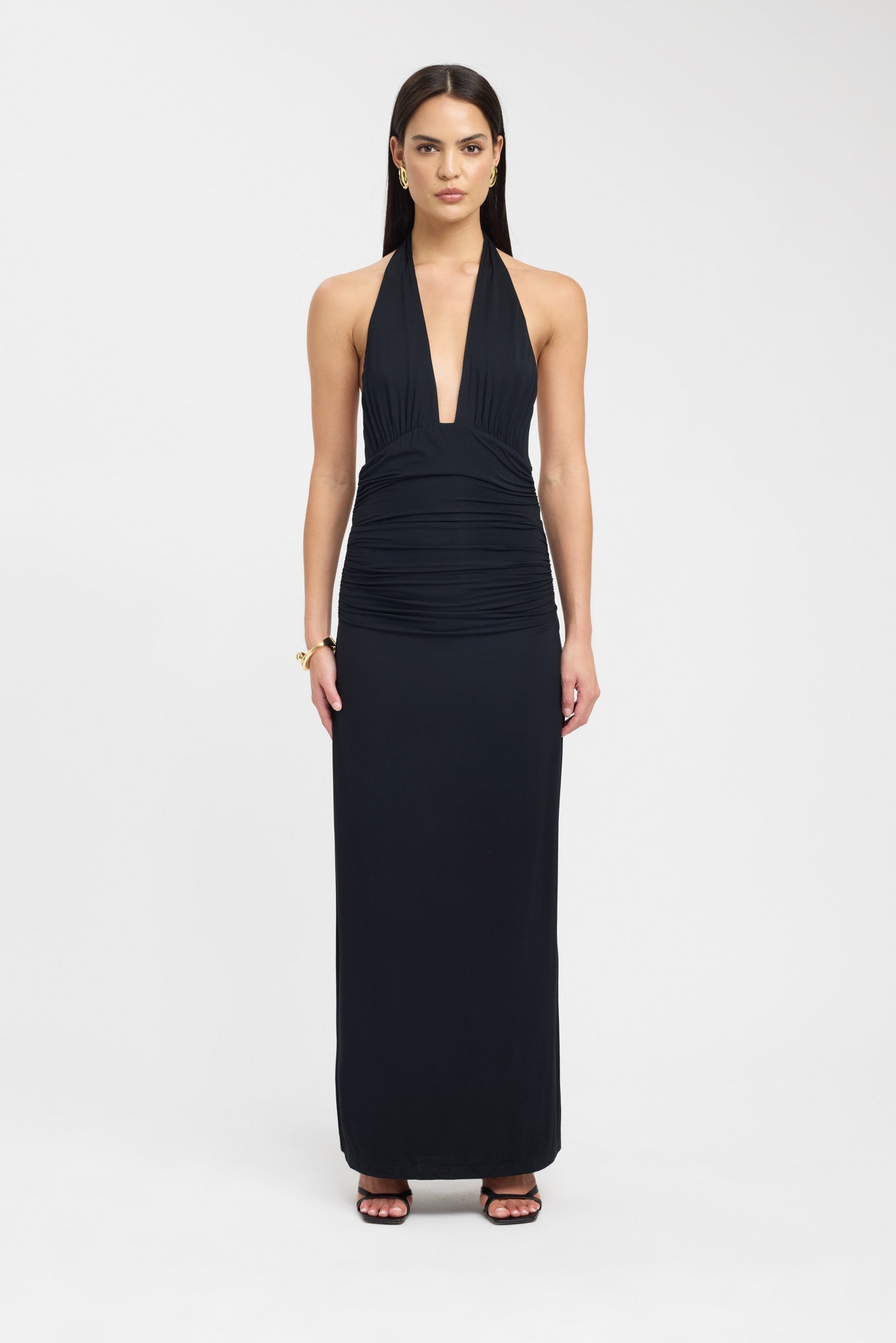 Sariah™ | Elegant Halter Maxi Dress