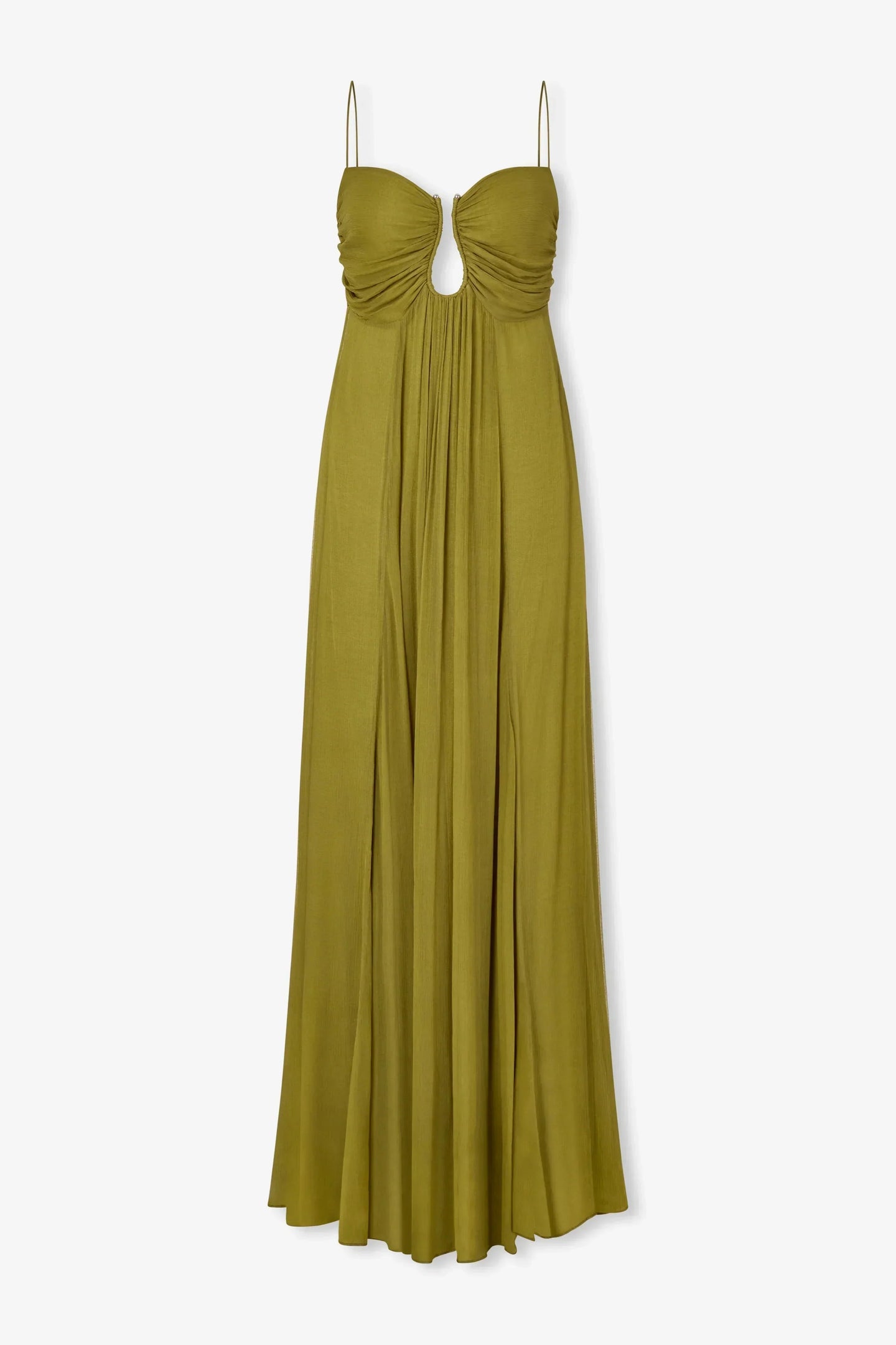 Alira™ | Classic High-Neck Maxi Dress