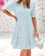 SERENE™ | Classic Lace Ruffle Dress