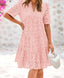 SERENE™ | Classic Lace Ruffle Dress