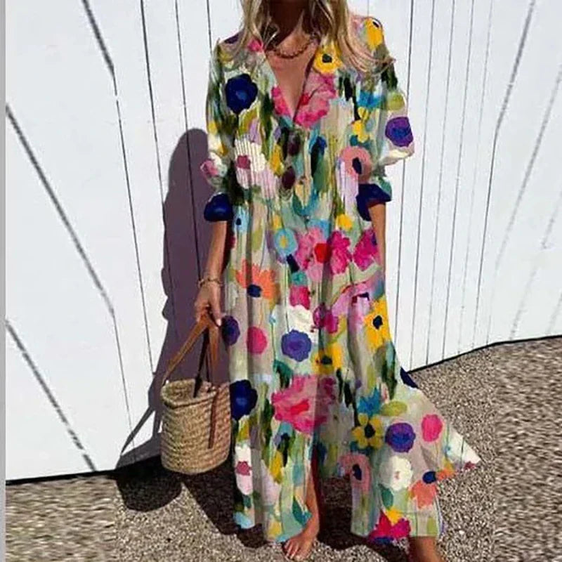 Diara™ | Elegant Boho Maxi Dress