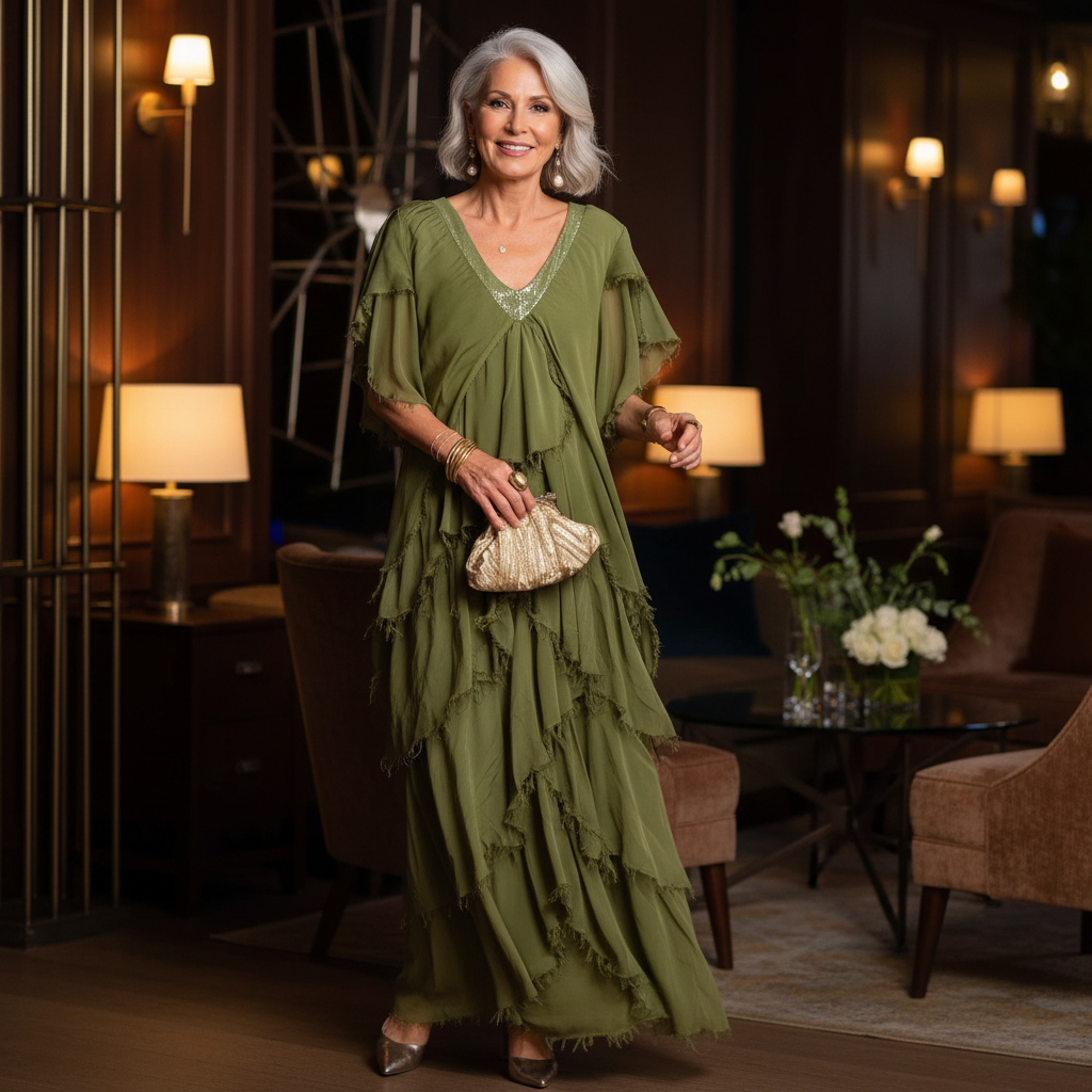 Timeless Beauty | Tiered Maxi Dress