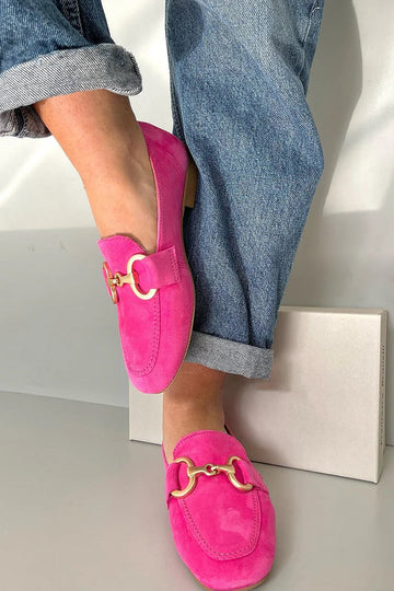 Bellario™ | Elegant Loafers with Metallic Detail