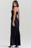 Hera - Elegant Retro Solid Color Strapless Party Dress