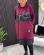 SEMBA - Casual Hooded Dress