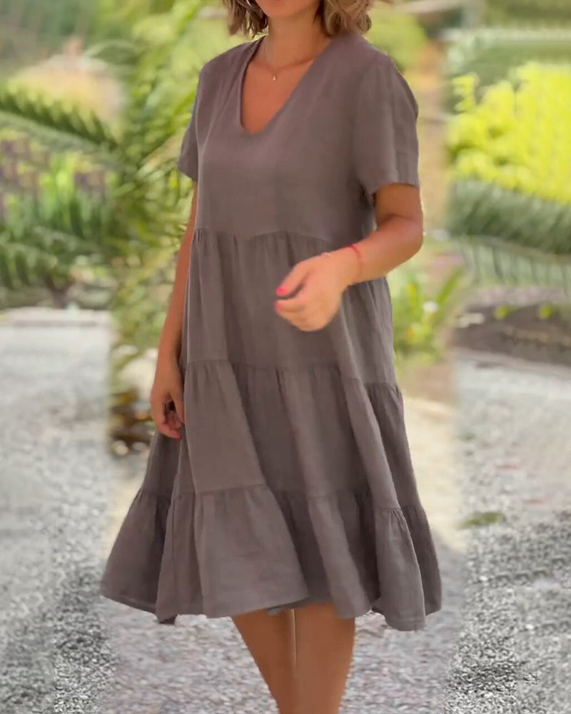 Orvella™ | Timeless V-Neck Dress