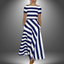 MARGAUX™ | Airy Dress With Subtle Stripes