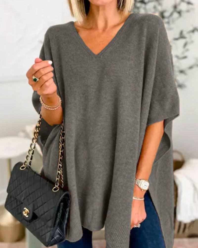 Corlina™ | Timeless Knit Poncho