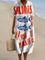 Twyla - Women’s Vintage Sardines Art Print Dress