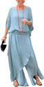 Women's Casual Two Piece Chiffon Set