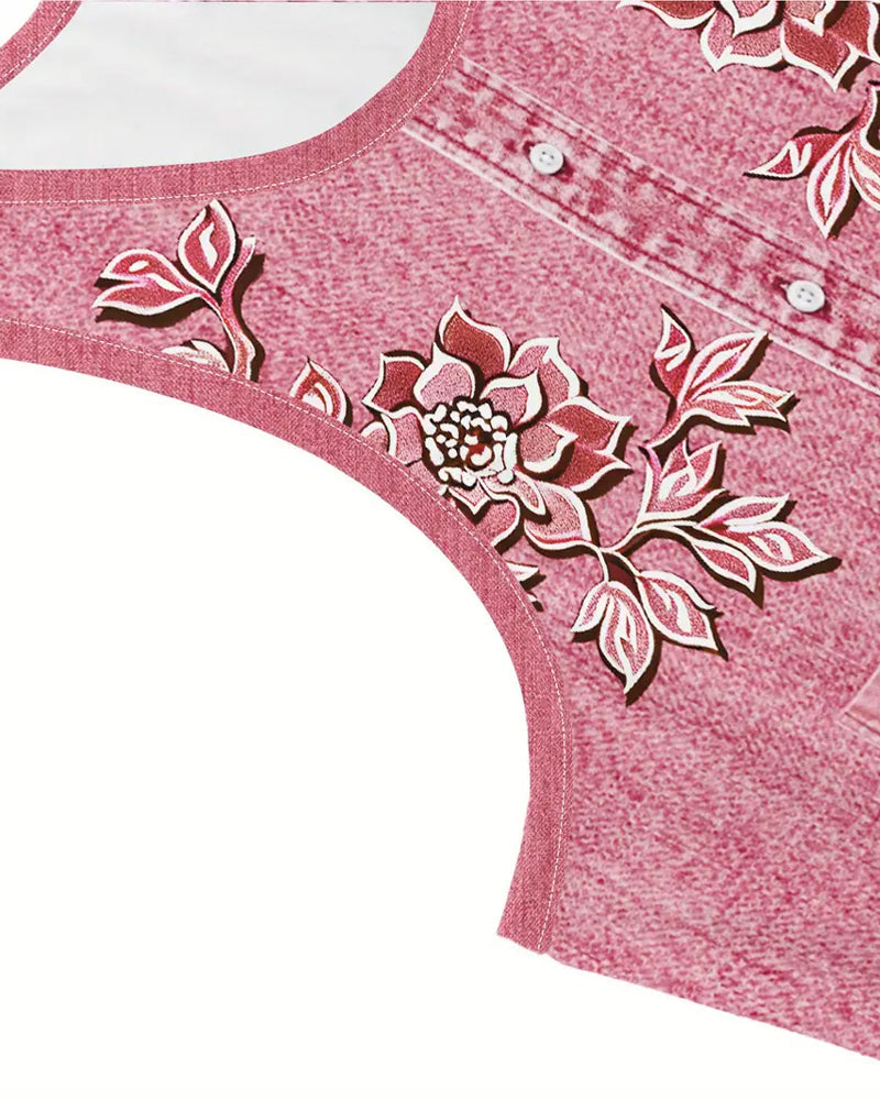 LORELLA™ | Sleeveless Denim Dress