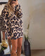 Averine™ | Trendy Leopard Print Long Sleeve Dress