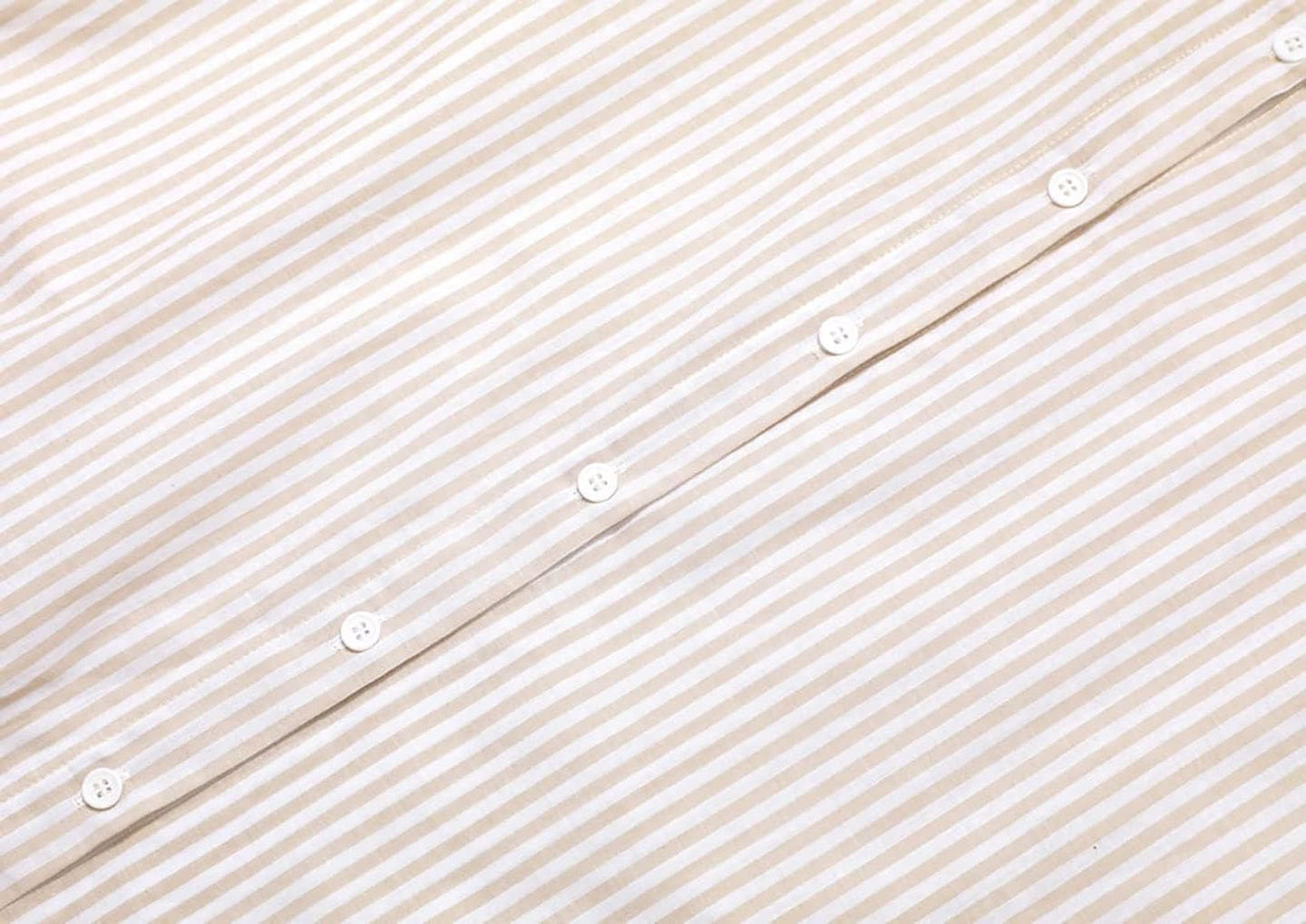 Stripe™ | Long Sleeve Shirt Dress