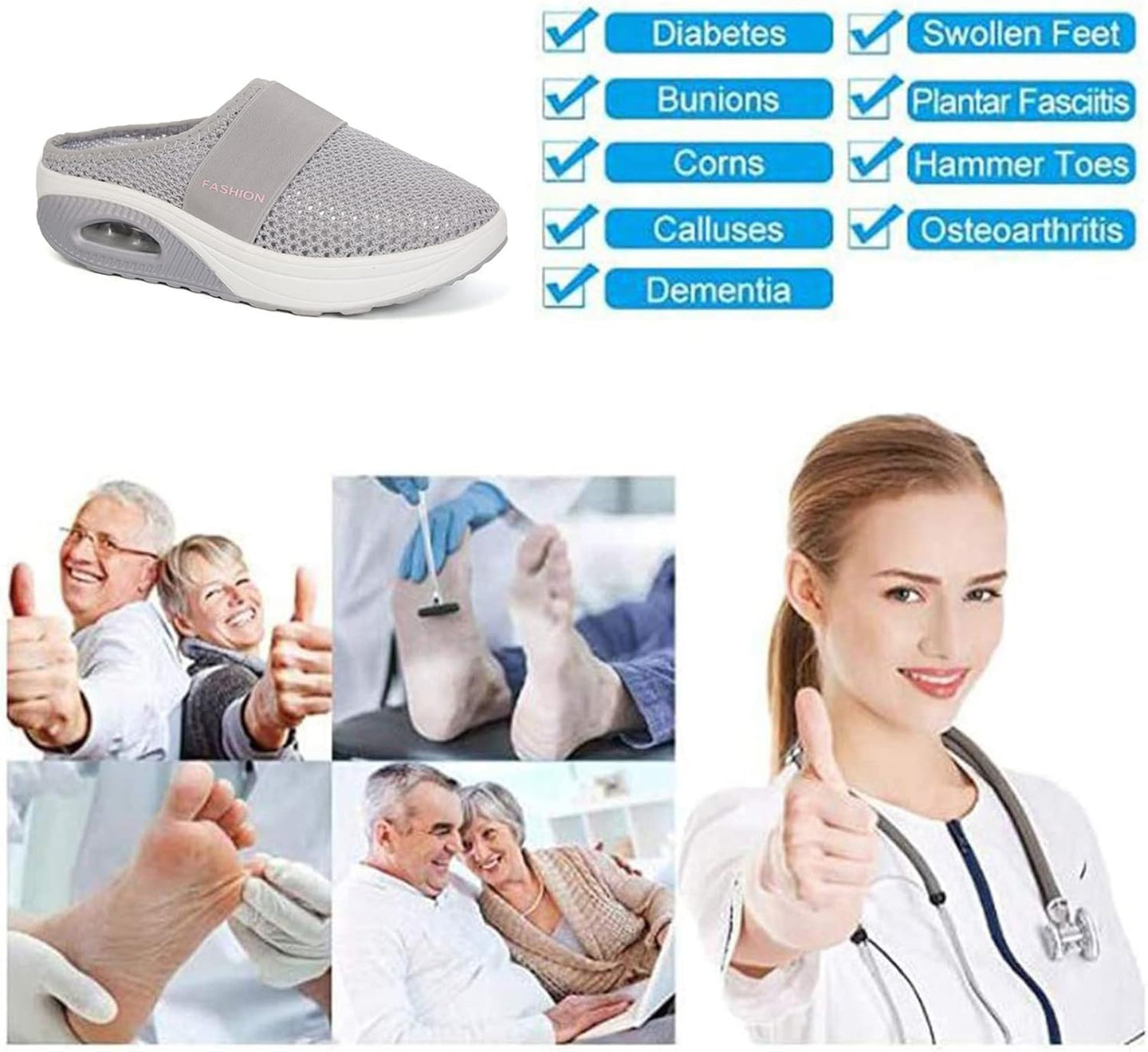 MIREVO™ | VitalEase Mesh Slippers