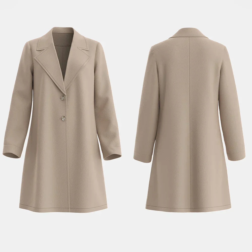 Malayah™ | French Lapel Overcoat