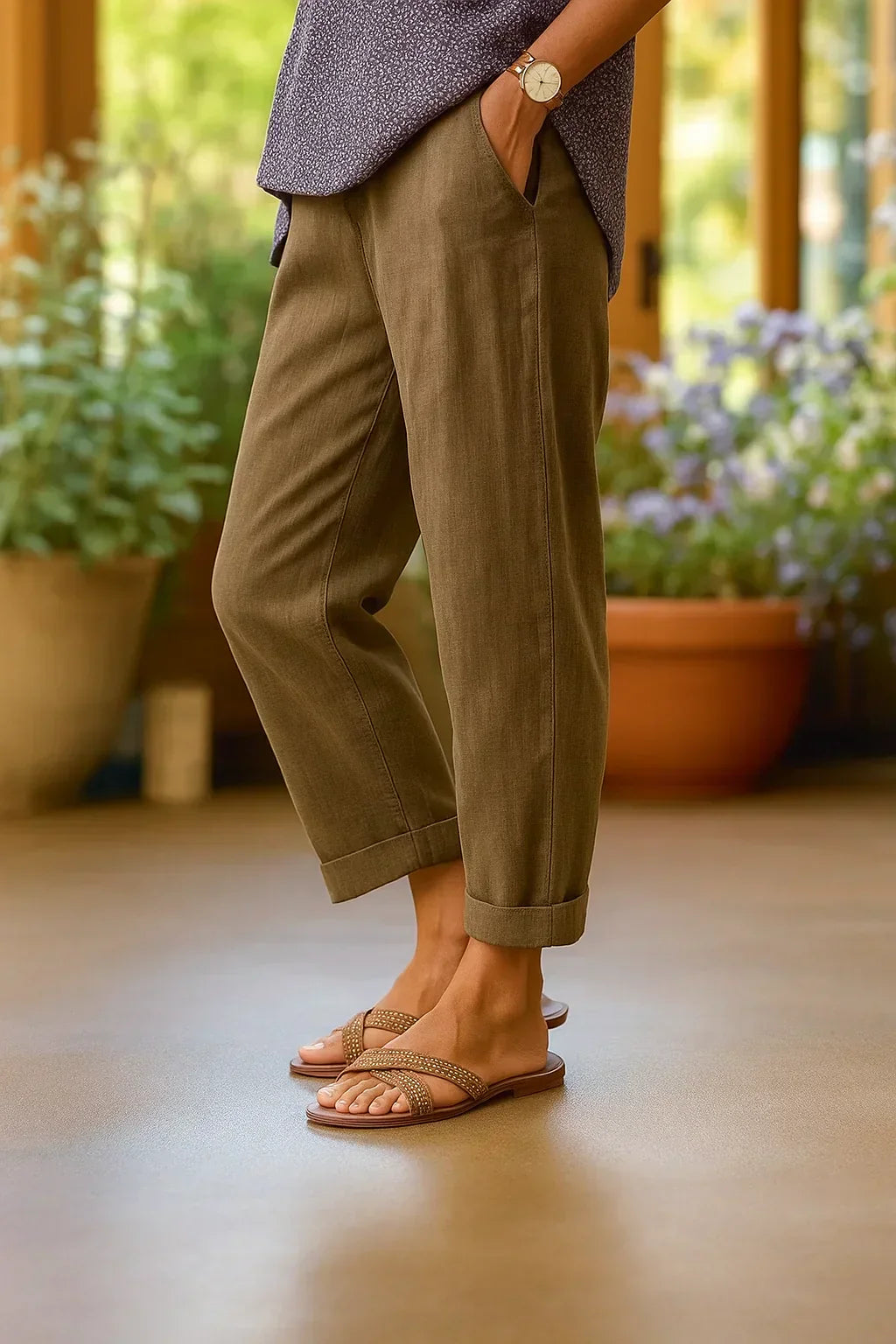 Sylara™ | Breezy Linen Pants