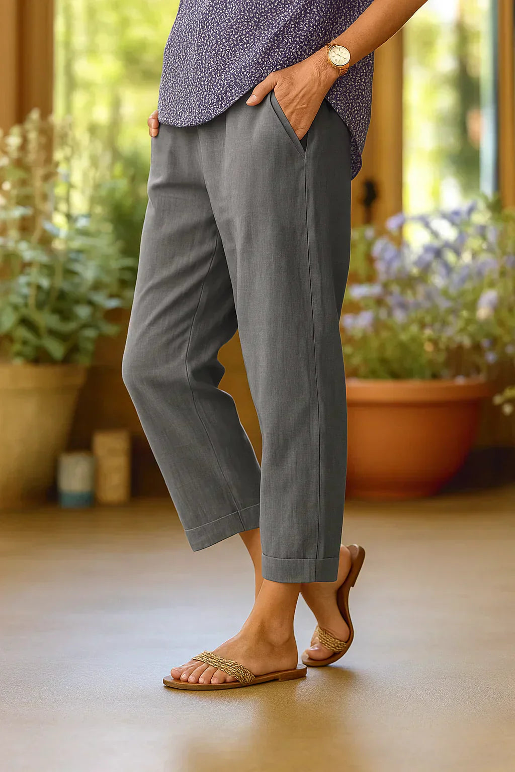 Sylara™ | Breezy Linen Pants