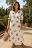 Célia™ | Flowy Boho Midi Dress