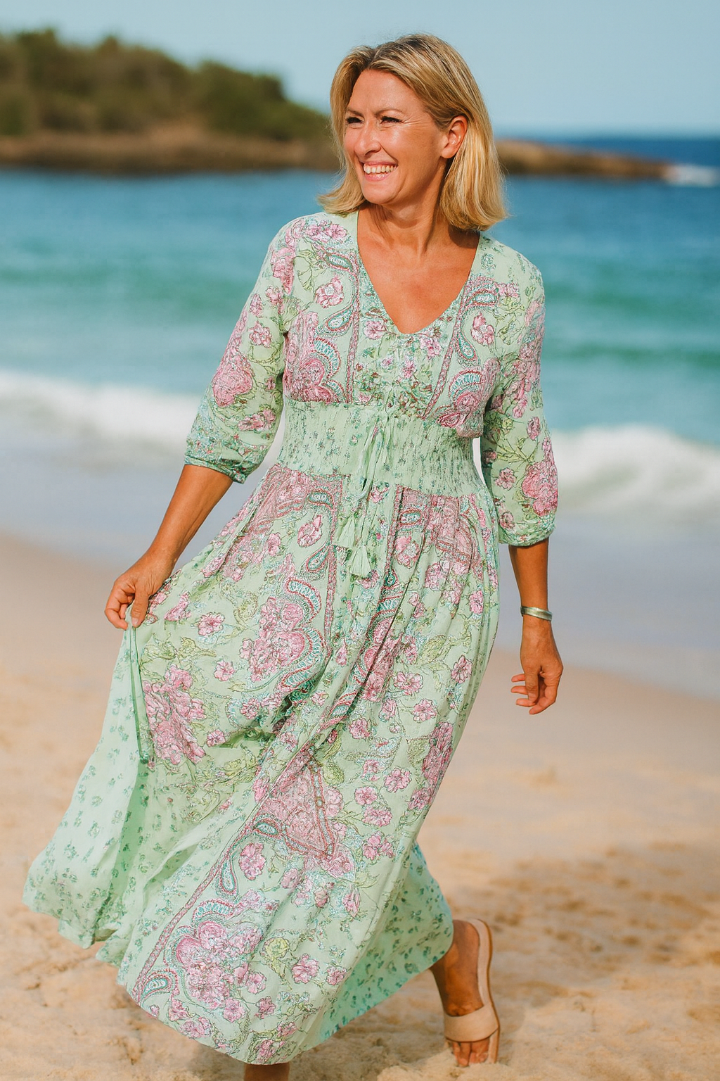 Kiama™ | Flowy Boho Maxi Dress