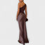 Elandra™ | Elegant One-Shoulder Pleated Maxi Dress