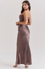 Hera - Elegant Retro Solid Color Strapless Party Dress