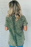 French Terry Acid Wash Top