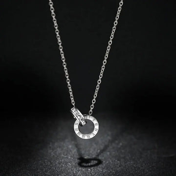 CYNTHIA™ – Roman Numeral Charm Necklace