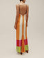 Paloma™ | Elegant Multicolor Maxi Dress