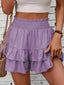 GAIL™ - Casual Ruffle Tiered Boho Shorts