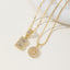 AISHA™ - Elegant 2-Pack Initial Letter Pendant Necklaces