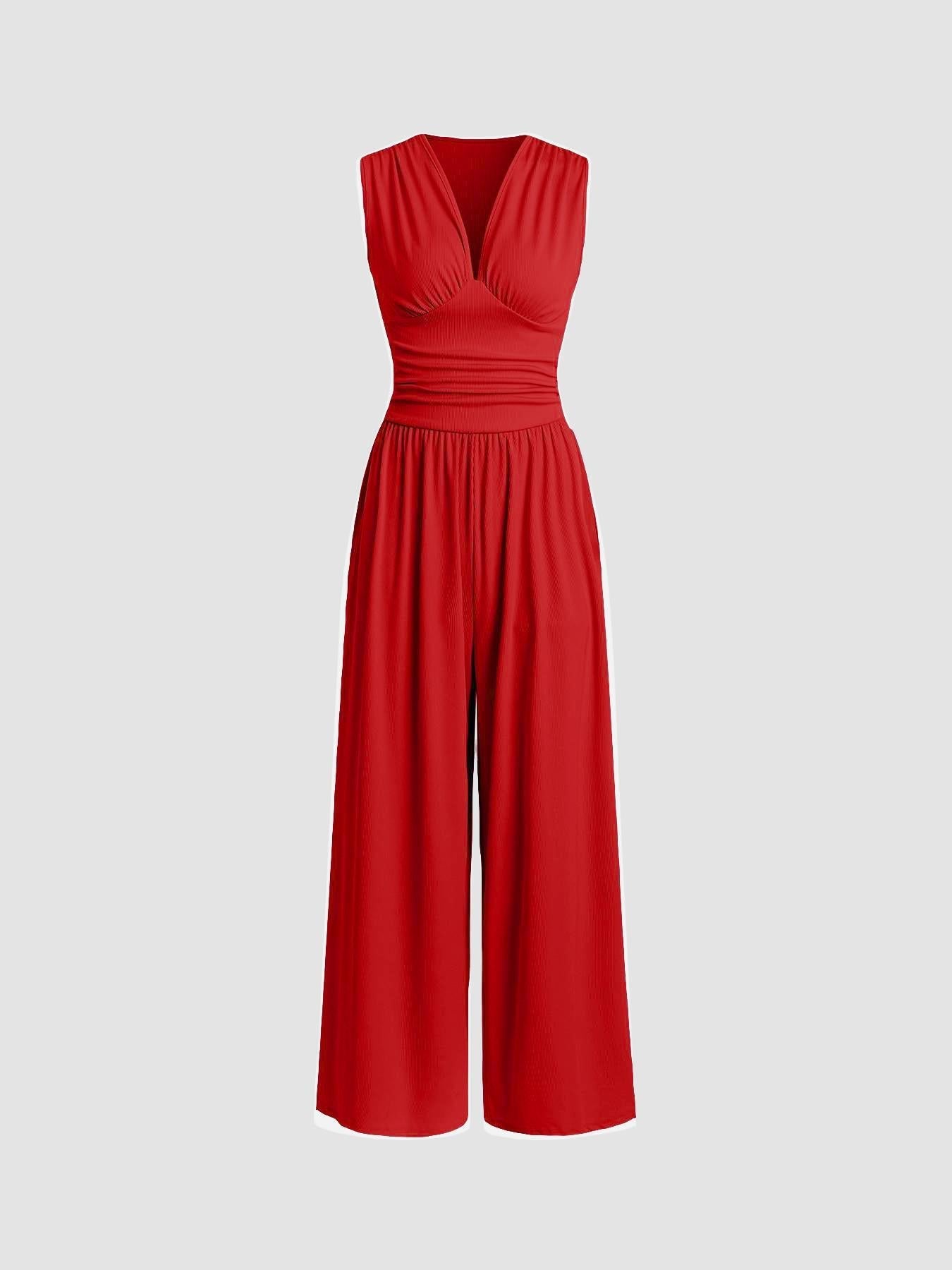 Cynelle™ | Chic Wide-Leg Jumpsuit