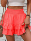 GAIL™ - Casual Ruffle Tiered Boho Shorts