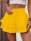 GAIL™ - Casual Ruffle Tiered Boho Shorts