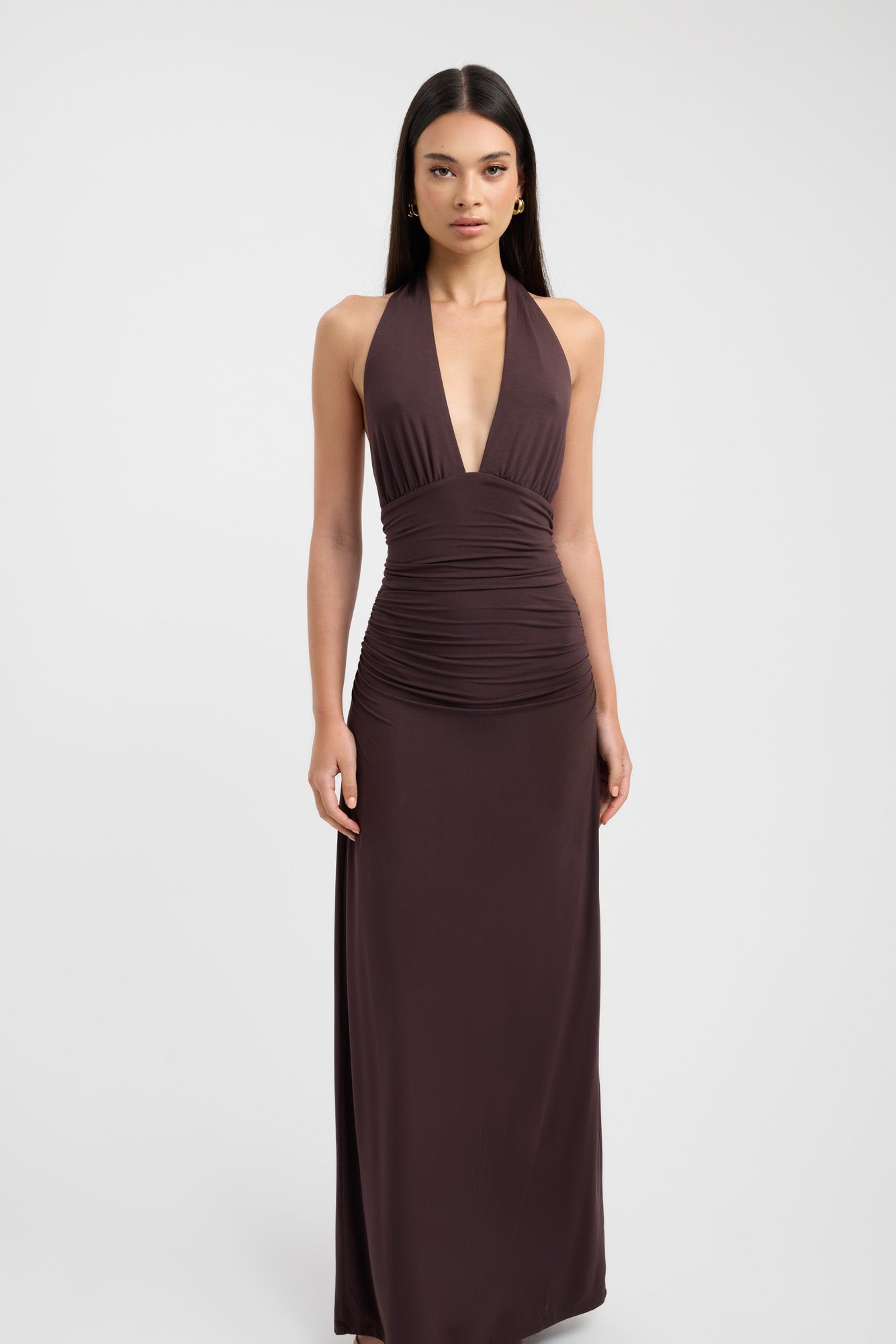 Sariah™ | Elegant Halter Maxi Dress