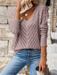 Aubrielle™ V-Neck Knit Sweater