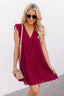 HEDY™ - ELEGANT V-NECK DRESS