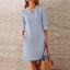 Fiona - Casual Cotton and Linen Summer Dress
