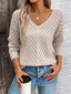 Aubrielle™ V-Neck Knit Sweater