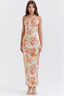 Selene - Charming Spaghetti Strap Floral Dress