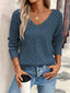 Aubrielle™ V-Neck Knit Sweater
