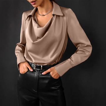 Selene - Luxe Satin Blouse.