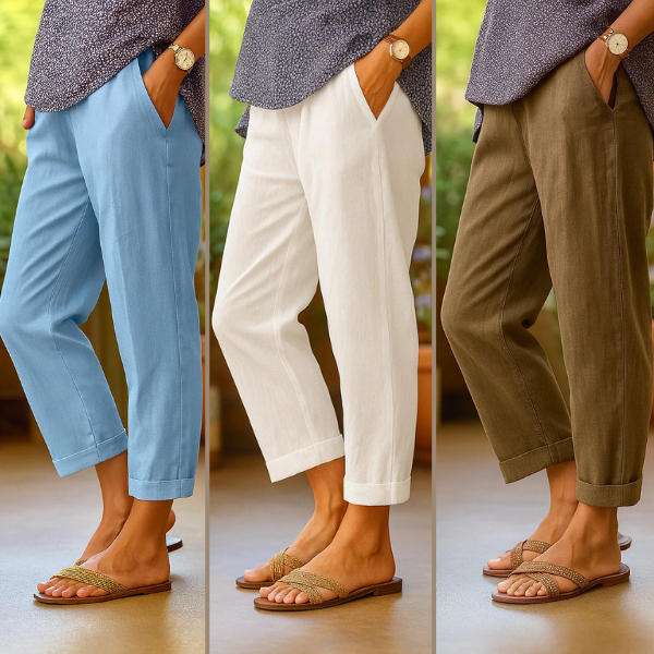 Sylara™ | Breezy Linen Pants