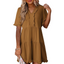 Shaila™ | Casual V-Neck Mini Dress